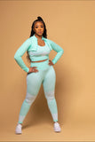 Mint to Be Jogger Set